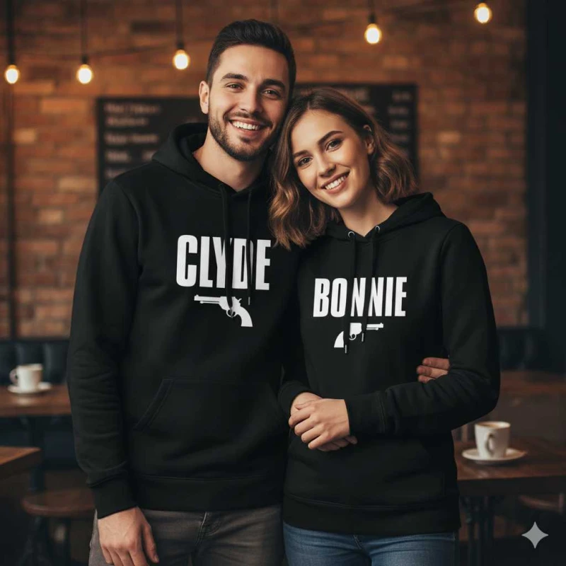 zestaw bluz z kapturem damska i męska - bonnie i clyde.jpg