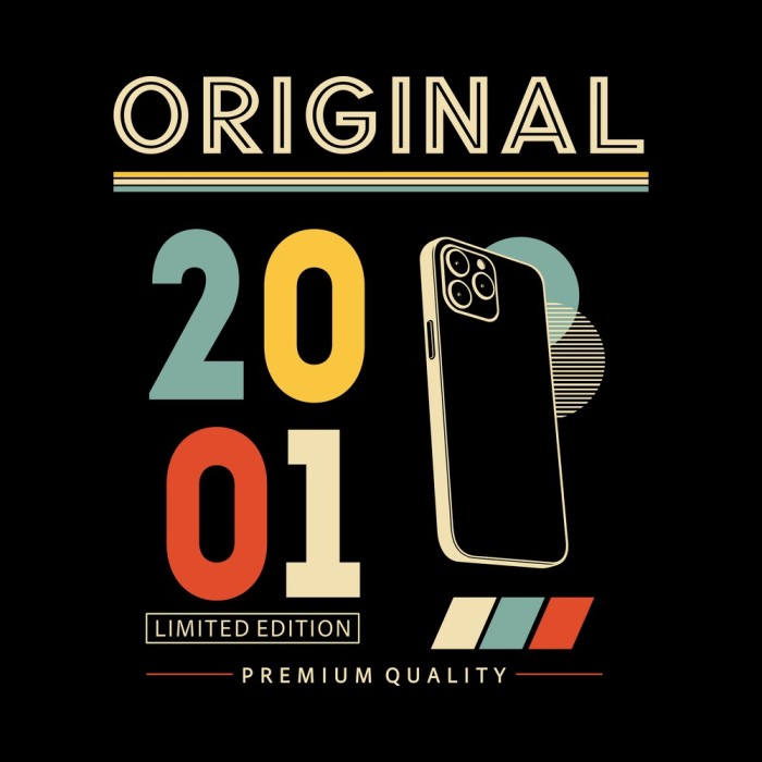 Original 2001 Limited Edition - Koszulka Męska - Na Urodziny