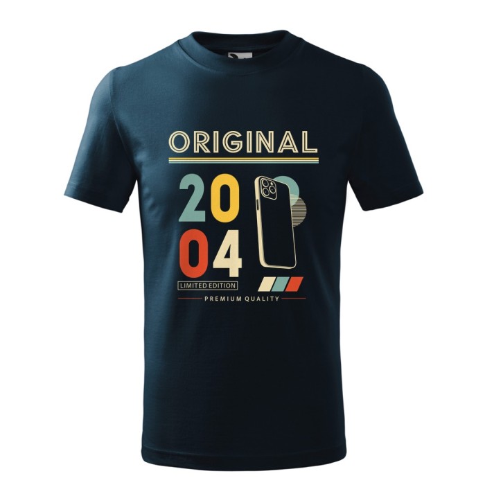 Original 2004 Limited Edition - Koszulka Dziecięca - Na Urodziny - Granatowy