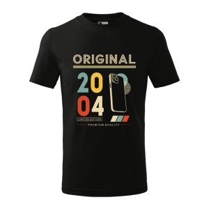 Original 2004 Limited Edition - Koszulka Dziecięca - Na Urodziny - Czarny