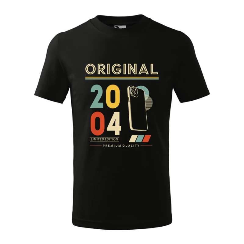 Original 2004 Limited Edition - Koszulka Dziecięca - Na Urodziny - Czarny