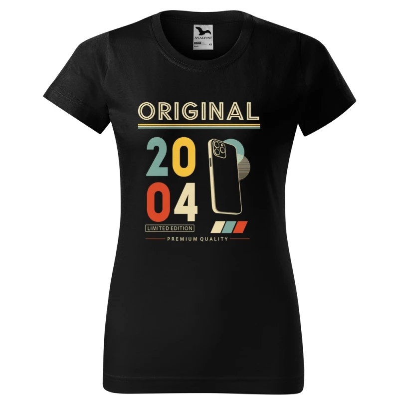 Original 2004 Limited Edition - Koszulka Damska - Na Urodziny - Czarny