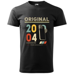 Original 2004 Limited Edition - Koszulka Męska - Na Urodziny - Czarny