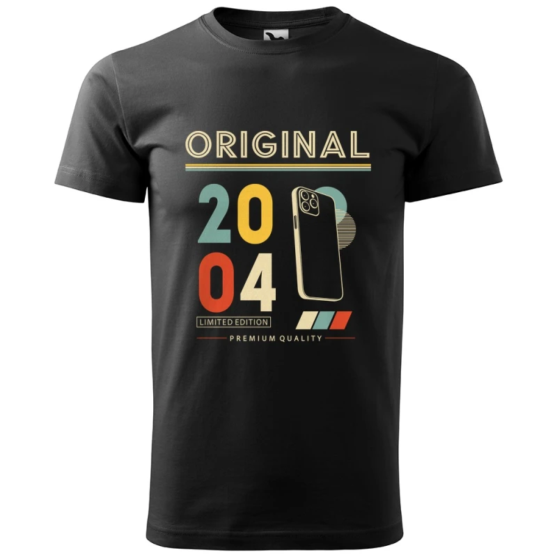 Original 2004 Limited Edition - Koszulka Męska - Na Urodziny - Czarny