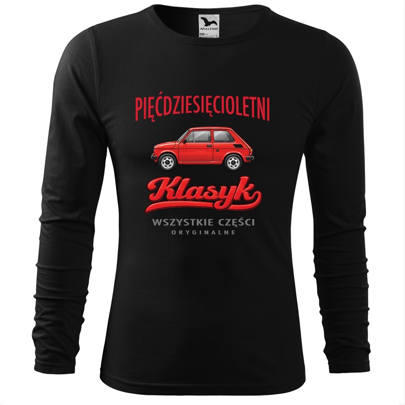 Pięćdziesięcioletni Klasyk - Longsleeve Męski - Na 50 Urodziny - Czarny