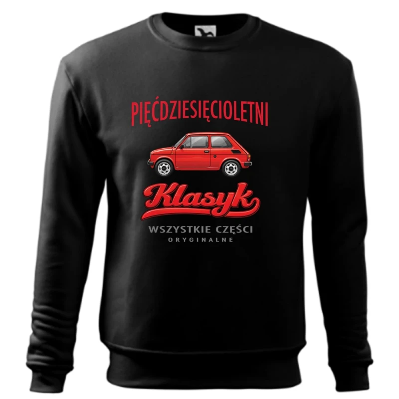 Pięćdziesięcioletni Klasyk - Bluza Męska - Na 50 Urodziny - Czarny