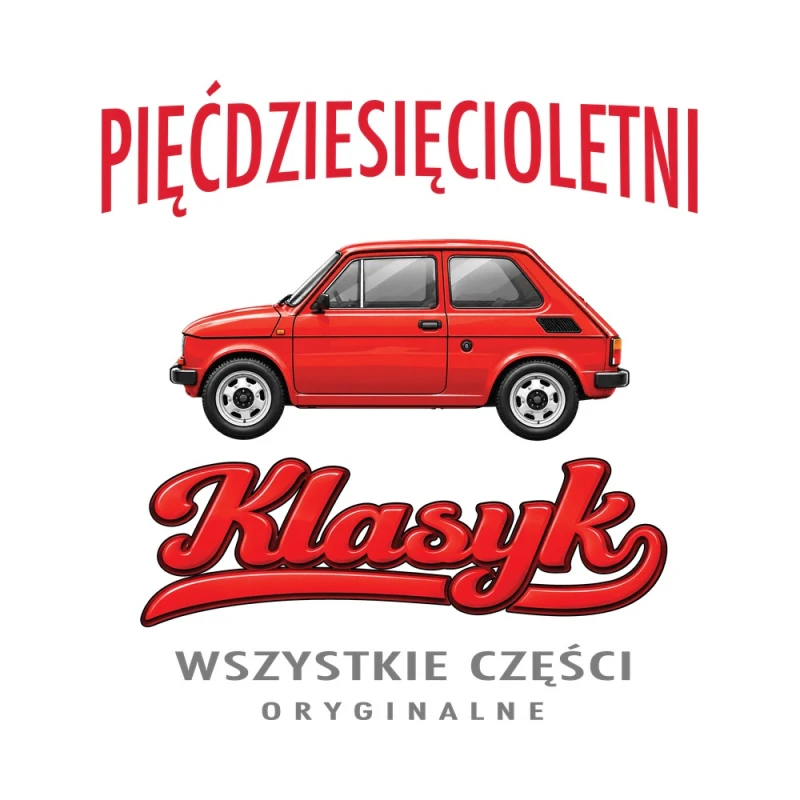 Pięćdziesięcioletni Klasyk - Koszulka Damska - Na 50 Urodziny