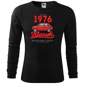Rocznik 1976 Klasyk - Longsleeve Męski - Na Urodziny - Czarny