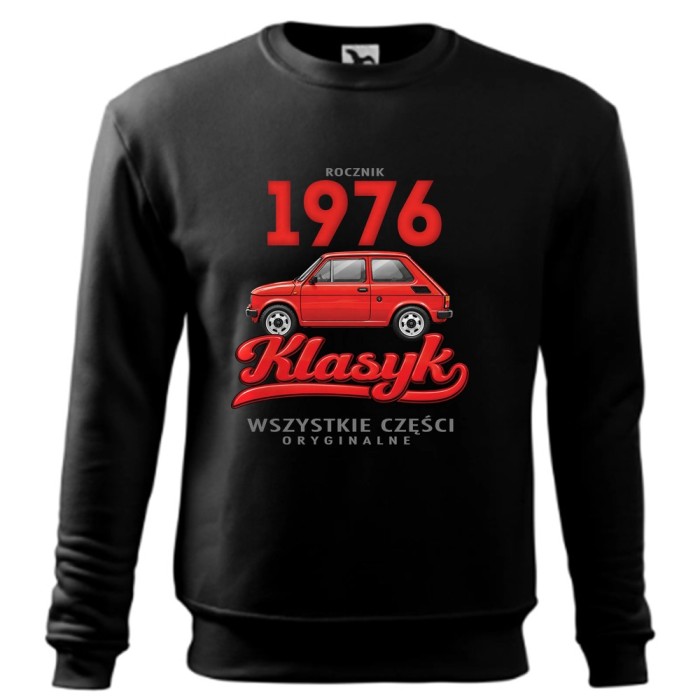 Rocznik 1976 Klasyk - Bluza Męska - Prezent na Urodziny - Czarny