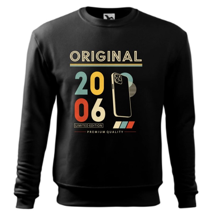 Original 2006 Limited Edition - Bluza Męska - Na Urodziny - Czarny