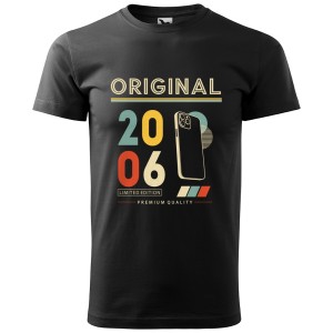 Original 2006 Limited Edition - Koszulka Męska - Na Urodziny - Czarny