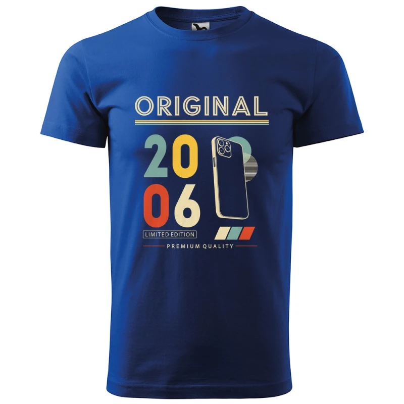 Original 2006 Limited Edition - Koszulka Męska - Na Urodziny - Niebieski
