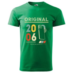 Original 2006 Limited Edition - Koszulka Męska - Na Urodziny - Zielony