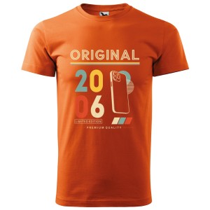 Original 2006 Limited Edition - Koszulka Męska - Na Urodziny - Pomarańczowy