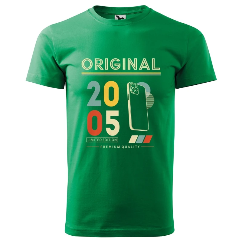 Original 2005 Limited Edition - Koszulka Męska - Na Urodziny - Zielony