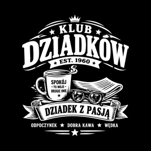 Klub Dziadków - Bluza Męska - Prezent dla Dziadka