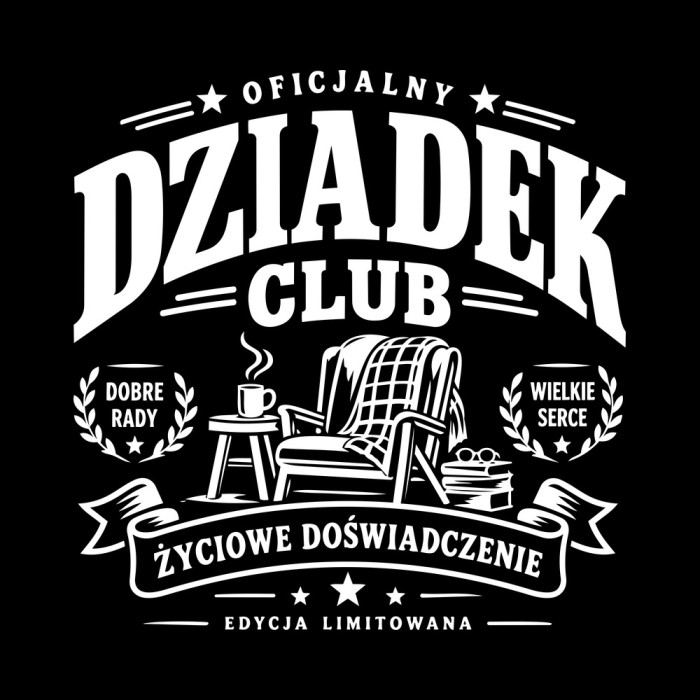Oficjalny Dziadek Club - Plecak Worek - Prezent dla Dziadka