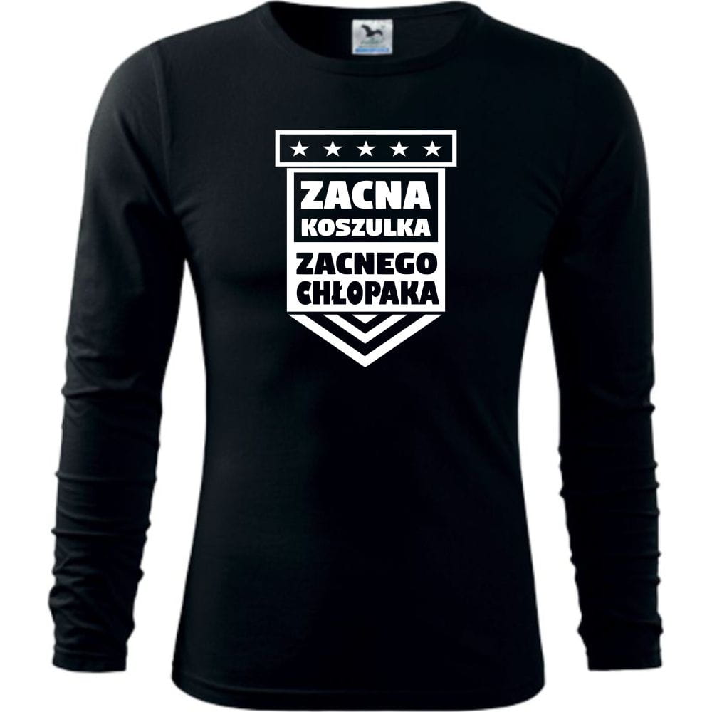 Zacna Koszulka Zacnego Chłopaka - Longsleeve Męski - Dla Chłopaka