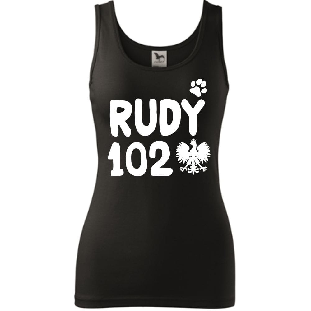 Rudy 102 - Tank Top Damski z Napisem - Na Święto Niepodległości