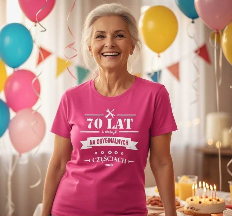 70 Lat i Wciąż na Oryginalnych Częściach - Koszulka Damska