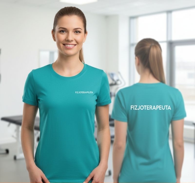 Fizjoterapeuta - Koszulka Damska z Napisem - Do Pracy
