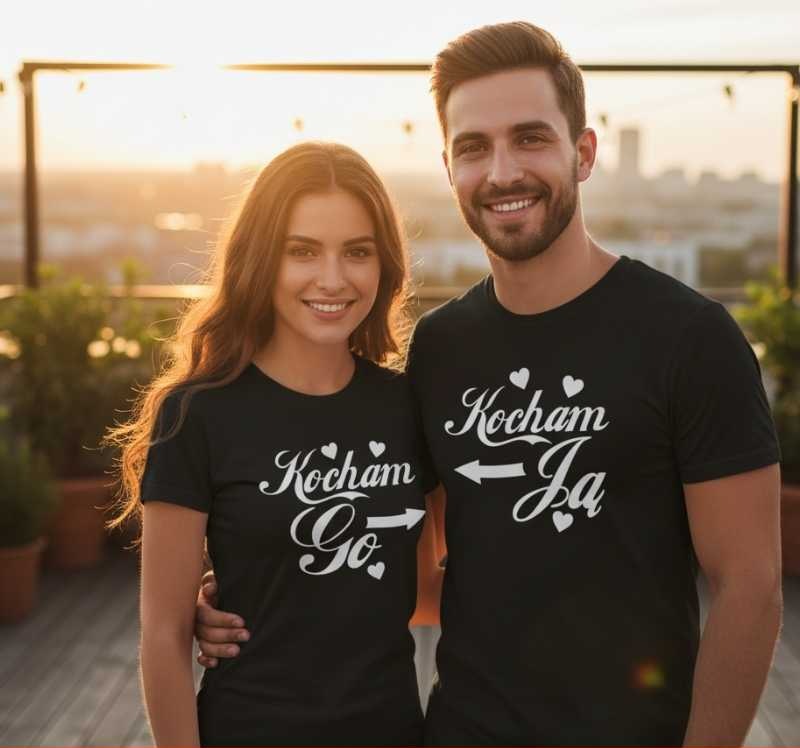 Kocham Ją, Kocham Go - Koszulki dla Pary - Prezent dla Pary