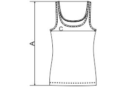 Tabela rozmiarów męskiej koszulki tank top