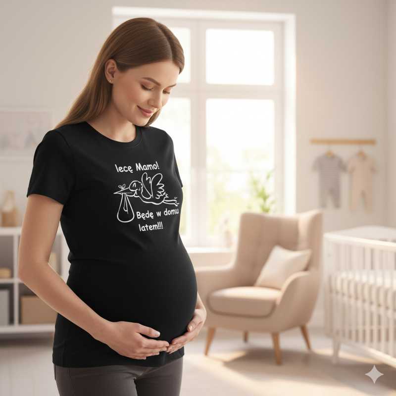 Lecę Mamo, Będę w Domu Latem - Koszulka Damska - Prezent dla Mamy