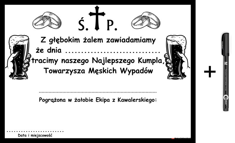 Klepsydra wieczór kawalerski prezent na lata